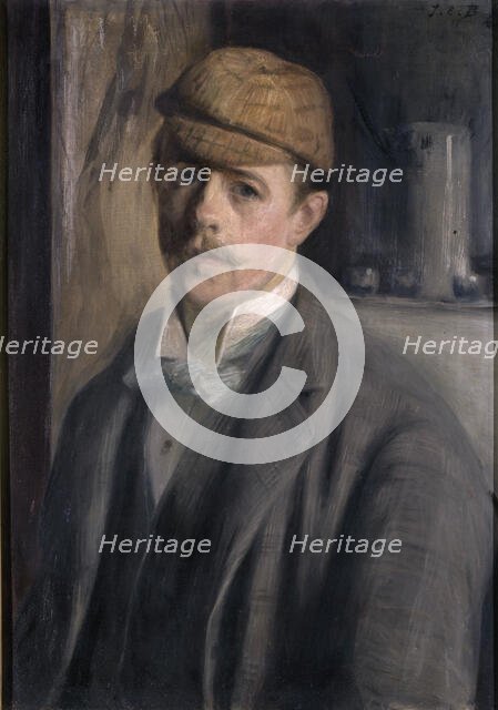 Self-Portrait, c. 1890. Creator: Blanche, Jacques-Émile (1861-1942).