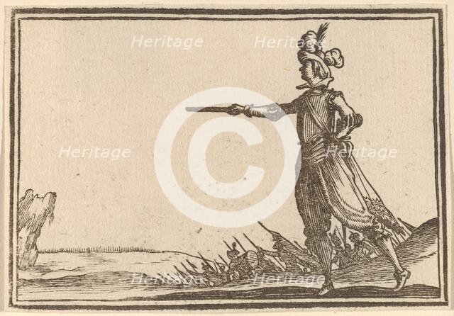 Military Commander on Foot, 1621. Creator: Edouard Eckman.