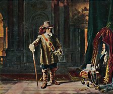 'Oliver Cromwell 1599-1658. - Gemälde von Schrader', 1934. Creator: Unknown.