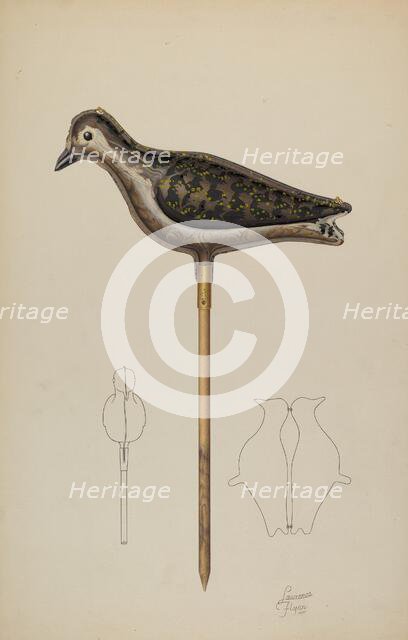 Snipe Decoy, 1941. Creator: Lawrence Flynn.