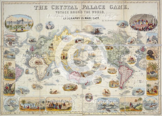 The Crystal Palace Game, 1854. Creator: l'Enfant.