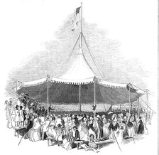 Interior of the Great Marquee, 1844. Creator: Smyth.