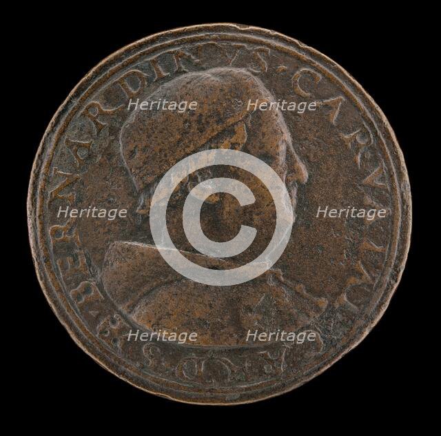 Bernardino Carvajal, died 1522, Cardinal of Santa Croce 1493, deposed 1511, restored 1513 [obverse], Creator: Unknown.