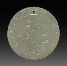 Circular Pendant, 1735-1795. Creator: Unknown.