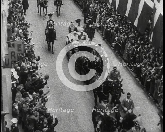 Crowd Watching a Procession, 1930s. Creator: British Pathe Ltd.