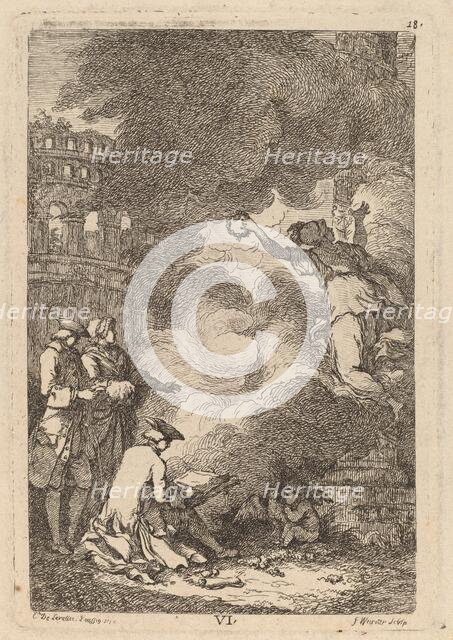 Nella Venuta in Roma: pl. 6, 1764. Creator: Franz Edmund Weirotter.