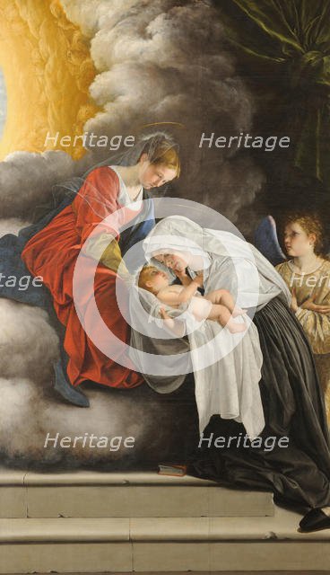 The Virgin and Child with Saint Frances of Rome, 1615-1618. Creator: Gentileschi, Orazio (1563-1638).