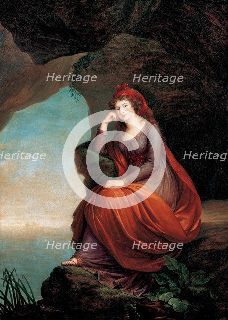 Countess Maria Josepha Hermengilde Esterházy, née Princess von und zu Liechtenstein (1768-1845), 1793. Artist: Vigée-Lebrun, Marie Louise Elisabeth (1755-1842)