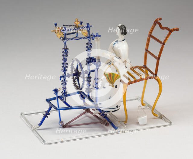 Spinner, France, 18th century. Creator: Verres de Nevers.