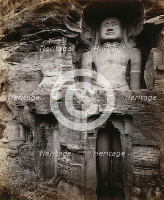 Large Shrine Figure in the Happy Valley, Gwalior, India, 1860s. Creator: Unknown.