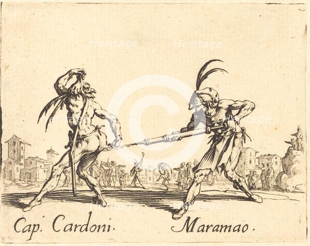 Cap. Cardoni and Maramao, c. 1622. Creator: Jacques Callot.