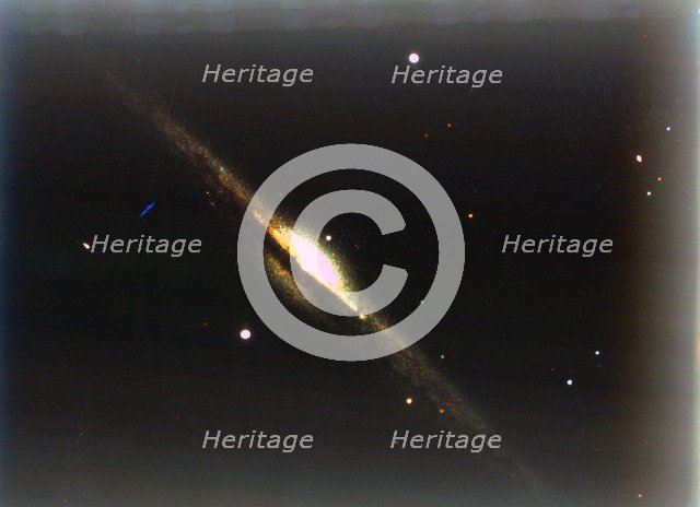 The Needle Galaxy in Coma Berenices. Creator: NASA.