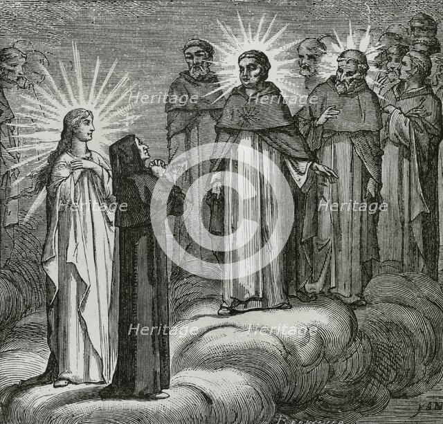 The Divine Comedy, (1307-1321): The Paradise, 1888.  Creator: Jean Edouard Dargent.