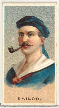 Sailor, from World's Smokers series (N33) for Allen & Ginter Cigarettes, 1888. Creator: Allen & Ginter.