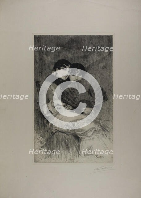 The Cousins, 1883. Creator: Anders Leonard Zorn.