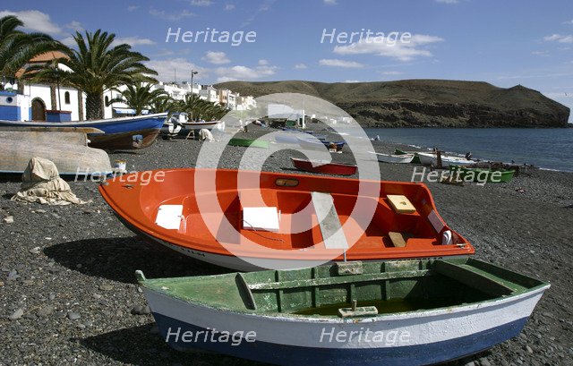 Fishing Boats, La Lajita, Fuerteventura, Canary Islands.