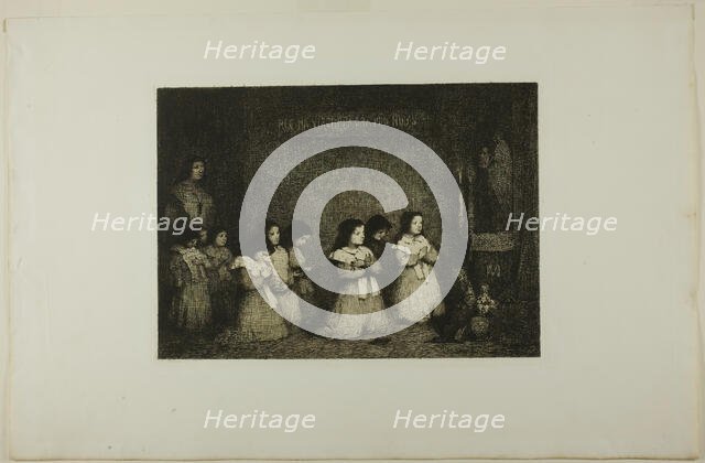 The Prayer, 1862. Creator: Theodule Ribot.