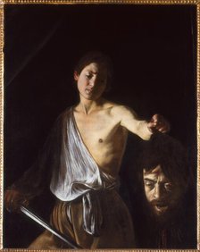 David with the Head of Goliath, 1609-1610. Creator: Caravaggio, Michelangelo (1571-1610).