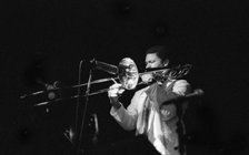 Robin Eubanks, Ronnie Scott’s Jazz Club, Soho, London, May 1990. Creator: Brian O'Connor.