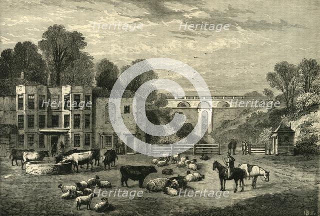 'Highgate Archway Gate and Tavern in 1825', (c1876). Creator: Unknown.