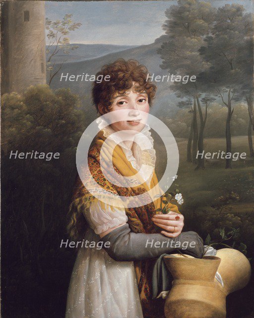 Portrait of a young Woman, c1807-1810. Artist: Gioacchino Giuseppe Serangeli.