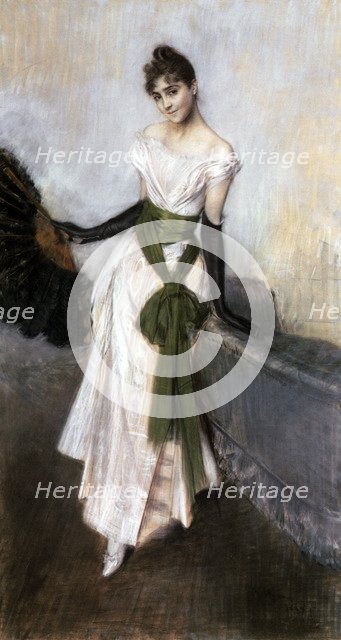 'Portrait of Emiliana Concha de Ossa', 1888.  Artist: Giovanni Boldini