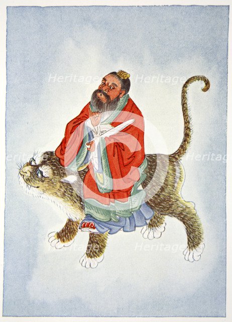 Zhang Daoling, Chinese Taoist hermit and philosopher, 1922. Artist: Unknown