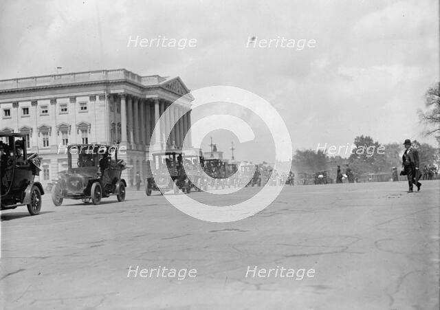Woman Suffrage Motor Parade To Capitol, 1913. Creator: Harris & Ewing.