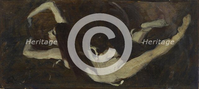 Esquisse pour le salon des Sciences de l'Hôtel de Ville de Paris : L'Electricité, 1890. Creator: Paul Albert Besnard.