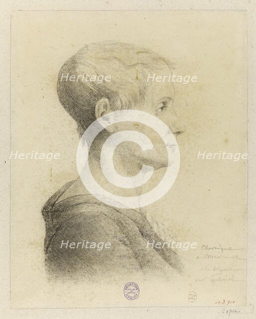 Portrait of Anne-Josèphe Théroigne de Méricourt (1762-1817), 1816. Creator: Gabriel, Georges François Marie (1775-1836).