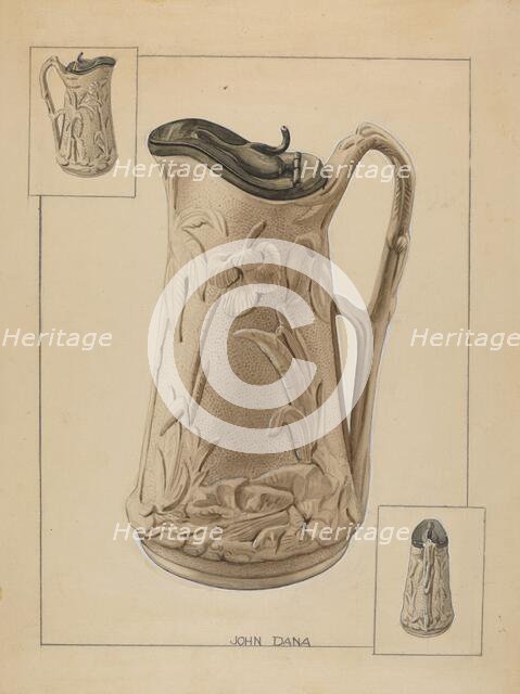 Syrup Jug, c. 1936. Creator: John Dana.