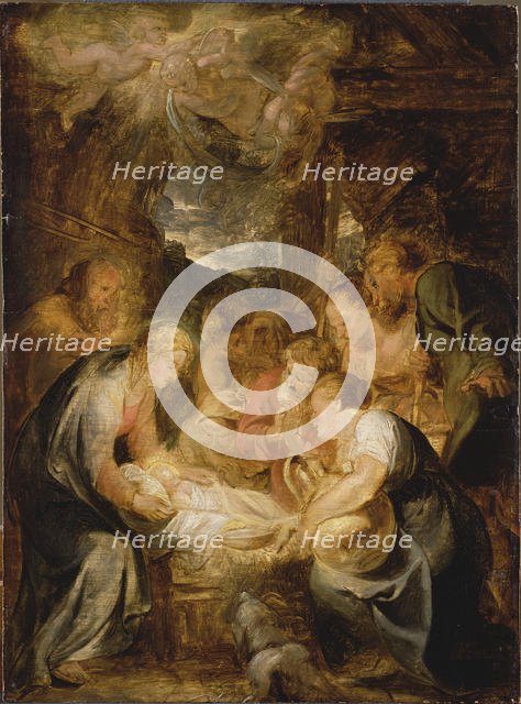 The Adoration of the Shepherds, 1615-1616. Creator: Rubens, Pieter Paul (1577-1640).