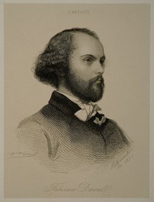 Portrait of the composer Félicien-César David (1810-1876).