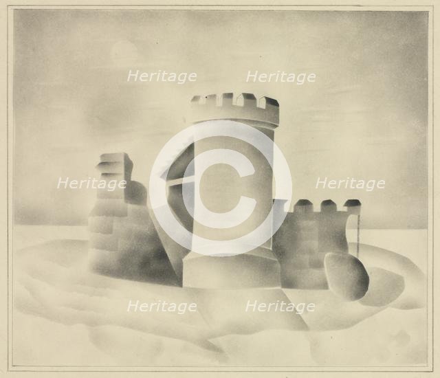 Ruins by Moonlight, 1840. Creator: Mary Altha Nims (American, 1817-1907).