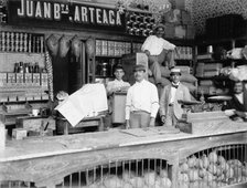 Provision store, Caracas, Venezuela, between 1900 and 1906. Creator: Unknown.