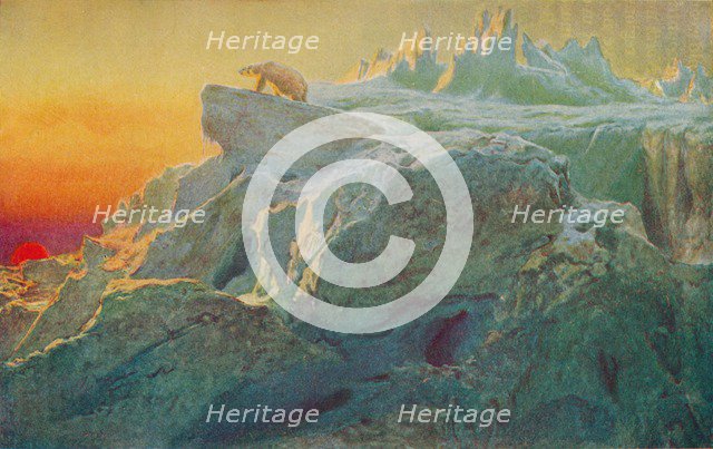 'Beyond Man's Footsteps', c1894, (1928). Artist: Briton Riviere.