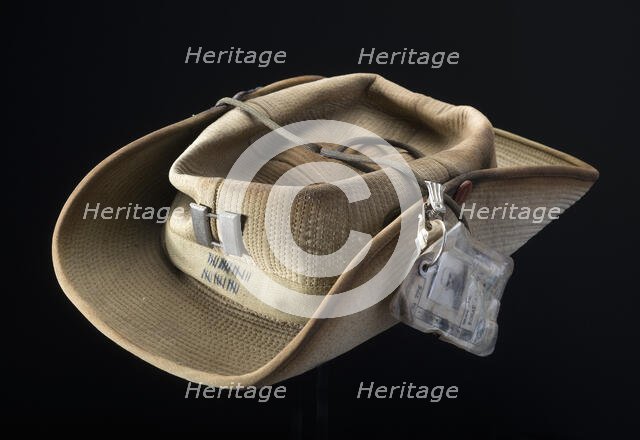 Bush hat worn by United States Air Force pilot, Vietnam War, 1960s. Creator: Unknown.