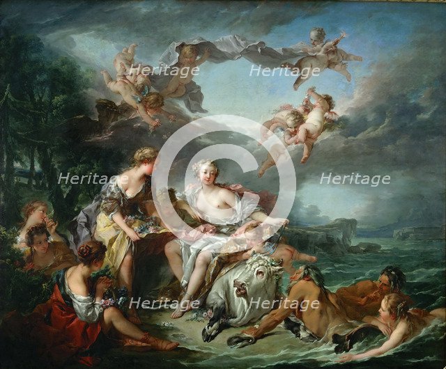 The Rape of Europa. Artist: Boucher, François (1703-1770)