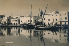 The Old Port of Bizerta, Tunisia, 1936. Artist: Unknown