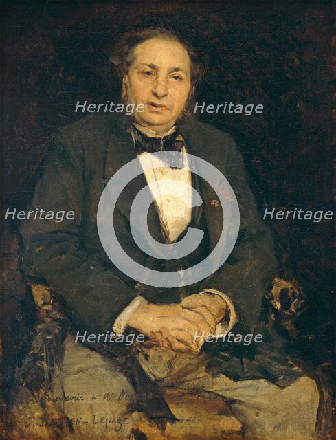 Simon Hayem, 1875. Creator: Jules Bastien-Lepage.