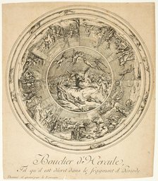 Shield of Hercules, 1756. Creator: Louis-Joseph Le Lorrain.