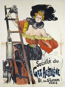 Société du Gaz Acétylène, c. 1895. Creator: Lunel, Ferdinand (1857-1933).