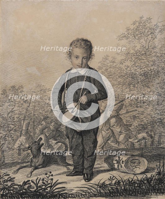 Portrait of Timofey Korsakov, Early 1820s. Creator: Hampeln, Carl, von (1794-after 1880).