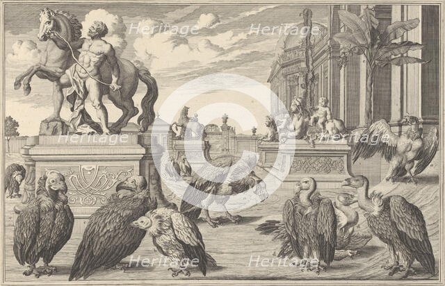 Residences Memorables de l'Incomporable Heros de Nôtre Siècle, ou Edifices et Jardins d..., 1731-40. Creator: Salomon Kleiner.