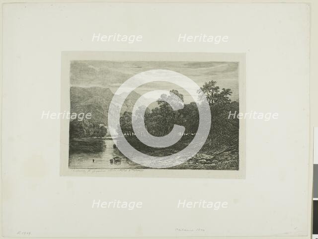 Alpine Landscape, n.d. Creator: Alexandre Calame.