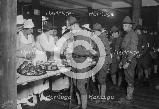 Canteen, 8th Coast Defense, between c1915 and 1918. Creator: Bain News Service.