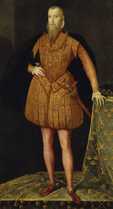 Erik XIV, 1533-1577, King of Sweden, 1561. Creator: Steven van der Meulen.