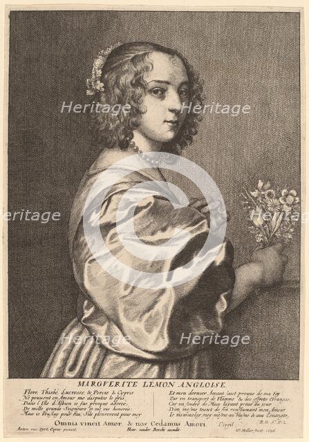 Margaret Lemon, 1646. Creator: Wenceslaus Hollar.