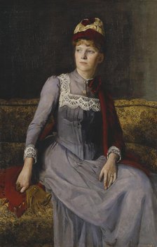 Mrs Anna Flensburg, 1887. Creator: Vilhelmina Carlson.