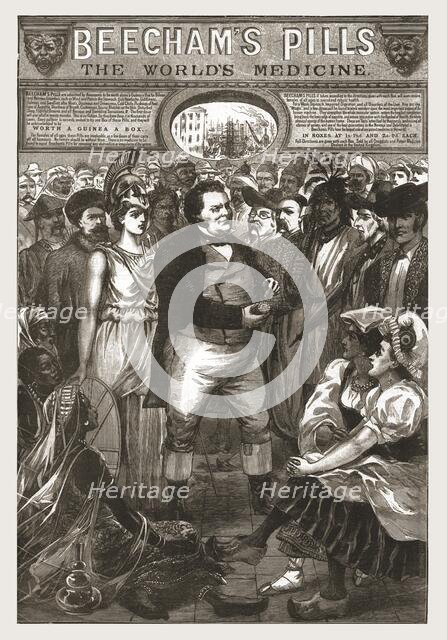 'Beecham's Pills, The world's Medicine', 1886.  Creator: Unknown.